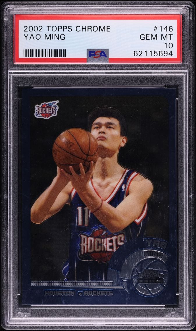 2002 Topps Chrome Yao Ming ROOKI