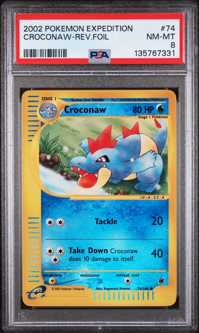 2002 #74 Croconaw-Reverse Foil P