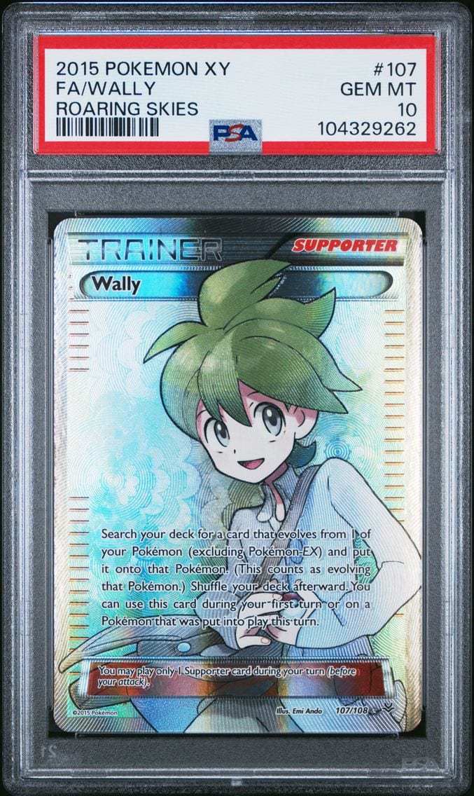 2015 #107 FULL ART/WALLY PSA 10